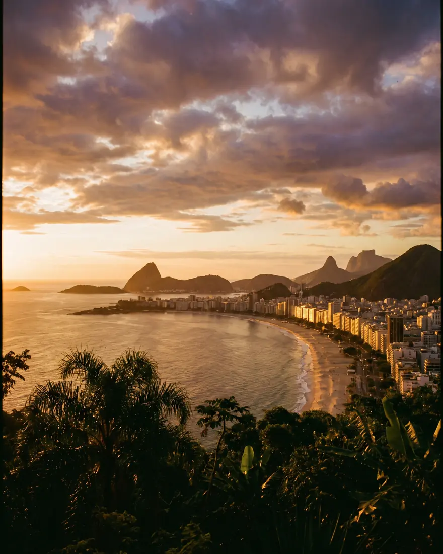 Río de Janeiro desde el Corcovado con el Pan de Azúcar al fondo